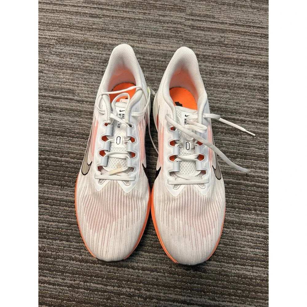 Size 13 - Nike Air Winflo 9 White Bright Orange‎ Yellow Clean